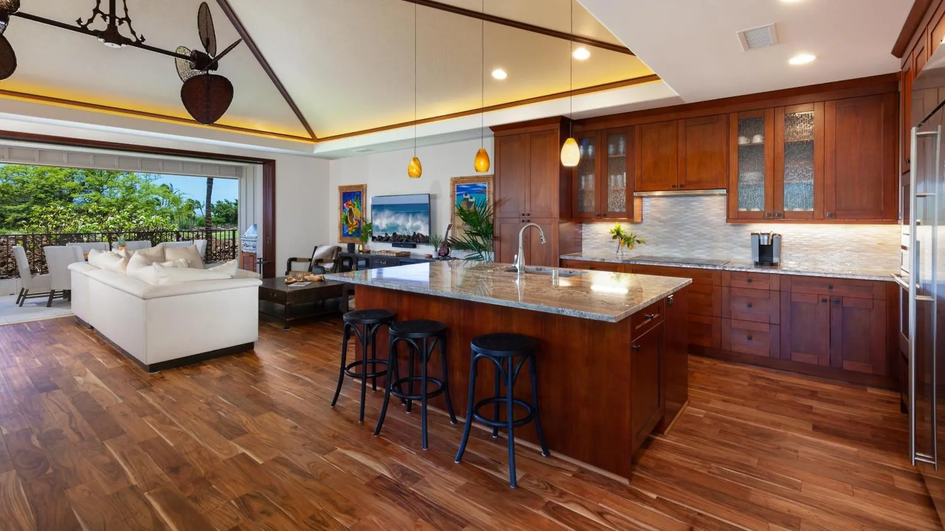 בית נופש וויקולואה Hawaii Roma Elevated 4Br Kamilo Home With Golf Course View
